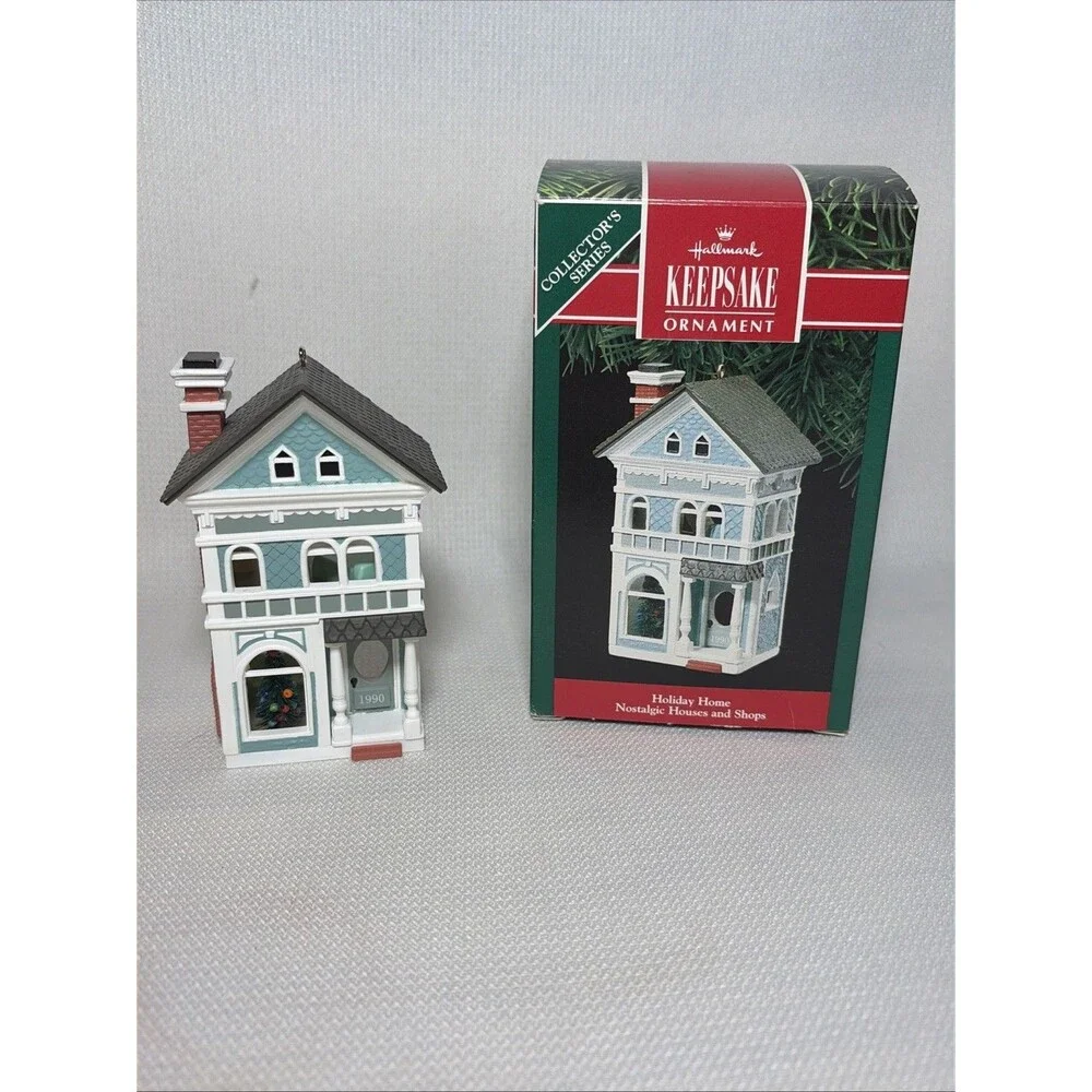 Hallmark 1990 Holiday Home Nostalgic Houses & Shops Series Ornament NIB